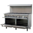 Forno Commerciale 60-Inch Stainless Steel Gas Range with 10 Burners & 300K BTU (FCMGR0093-60)
