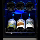 TCL 18 Bottle 1.8 Cu. Ft. Wine Cooler, Low Noise Operation, Digital Controls, LED Lighting, Glass Doors, Freestanding (TRW18F6AS)