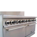 Forno Commerciale 60-Inch Stainless Steel Gas Range with 10 Burners & 300K BTU (FCMGR0093-60)