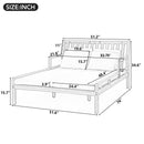 Parrot Uncle Outdoor Patio Daybed with Four Pillows, Wooden Outdoor Bed with Curved Armrests for Poolside, Backyard, Garden