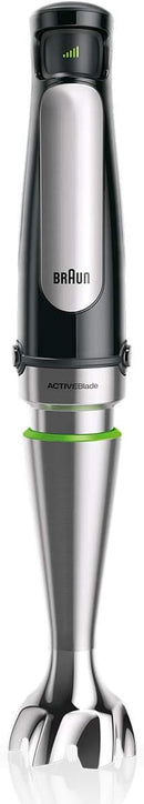 Braun Multiquick 7 Smart Speed Hand Blender, Whisk + Neater + 1.5 Cup + Μasher, in Stainless Steel (MQ7077X)