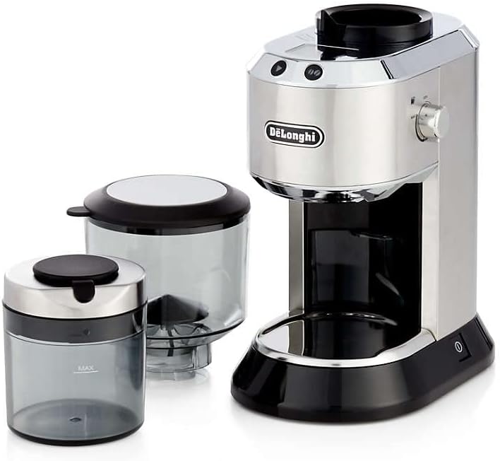 De'Longhi Package - Dedica Arte 15 Bar Pump Espresso Machine with Grinder and Milk Frothing Pitcher