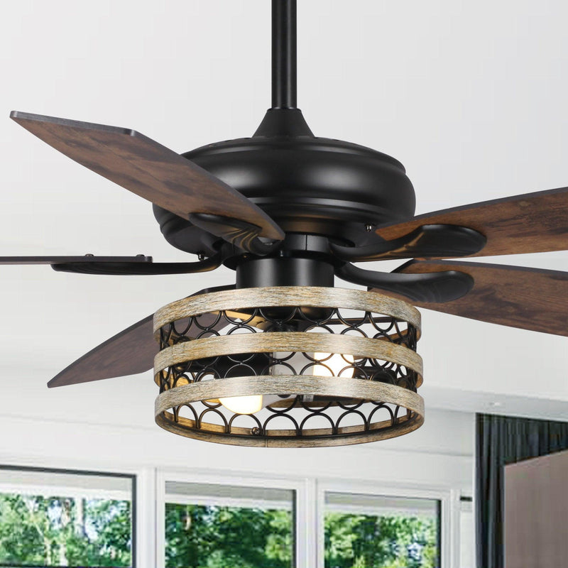 Parrot Uncle 52-Inch Alward Smart Fan with Light Kit (F6319-SMART)
