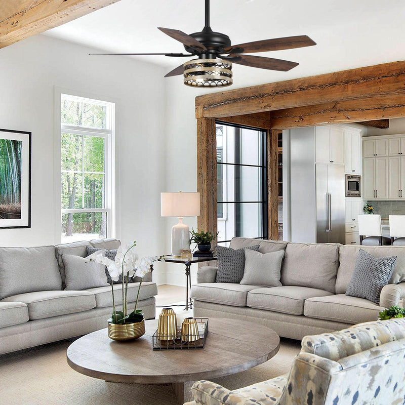 Parrot Uncle 52-Inch Alward Smart Fan with Light Kit (F6319-SMART)