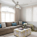 Parrot Uncle 52-Inch Cason Modern Downrod Mount Reversible Ceiling Fan with Lighting and Remote Control