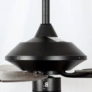 Parrot Uncle 52-Inch Howell Modern Downrod Mount Reversible Crystal Ceiling Fan with Lighting and Remote Control