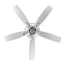 Parrot Uncle 52-Inch Howell Modern Downrod Mount Reversible Crystal Ceiling Fan with Lighting and Remote Control