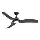 Parrot Uncle 52-Inch Industrial DC Motor Downrod Mount Reversible Ceiling Fan with LED Lighting and Remote Control