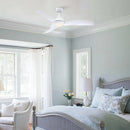 Parrot Uncle 52-Inch Industrial DC Motor Downrod Mount Reversible Ceiling Fan with LED Lighting and Remote Control