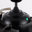 Parrot Uncle 52-Inch Jamshedpur Industrial Downrod Mount Ceiling Fan with Lighting and Remote Control (F4721AQ110V)