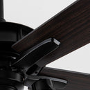 Parrot Uncle 52-Inch Kashmir Traditional Downrod Mount Reversible Ceiling Fan with Lighting and Remote Control (F6352110V)