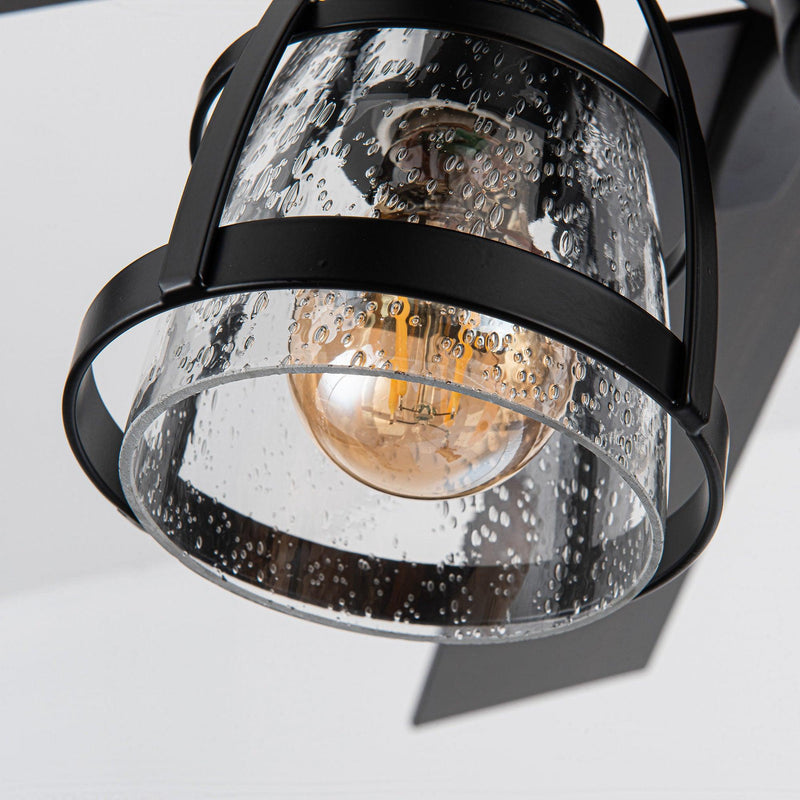 Parrot Uncle 52-Inch Kashmir Traditional Downrod Mount Reversible Ceiling Fan with Lighting and Remote Control (F6352110V)