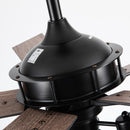 Parrot Uncle 52-Inch Kashmir Traditional Downrod Mount Reversible Ceiling Fan with Lighting and Remote Control (F6352110V)