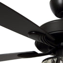 Parrot Uncle 52-Inch Kerala Modern Downrod Mount Reversible Crystal Ceiling Fan with Lighting and Remote Control