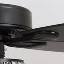 Parrot Uncle 52-Inch Kerala Modern Downrod Mount Reversible Crystal Ceiling Fan with Lighting and Remote Control