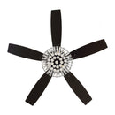 Parrot Uncle 52-Inch Kerala Modern Downrod Mount Reversible Crystal Ceiling Fan with Lighting and Remote Control