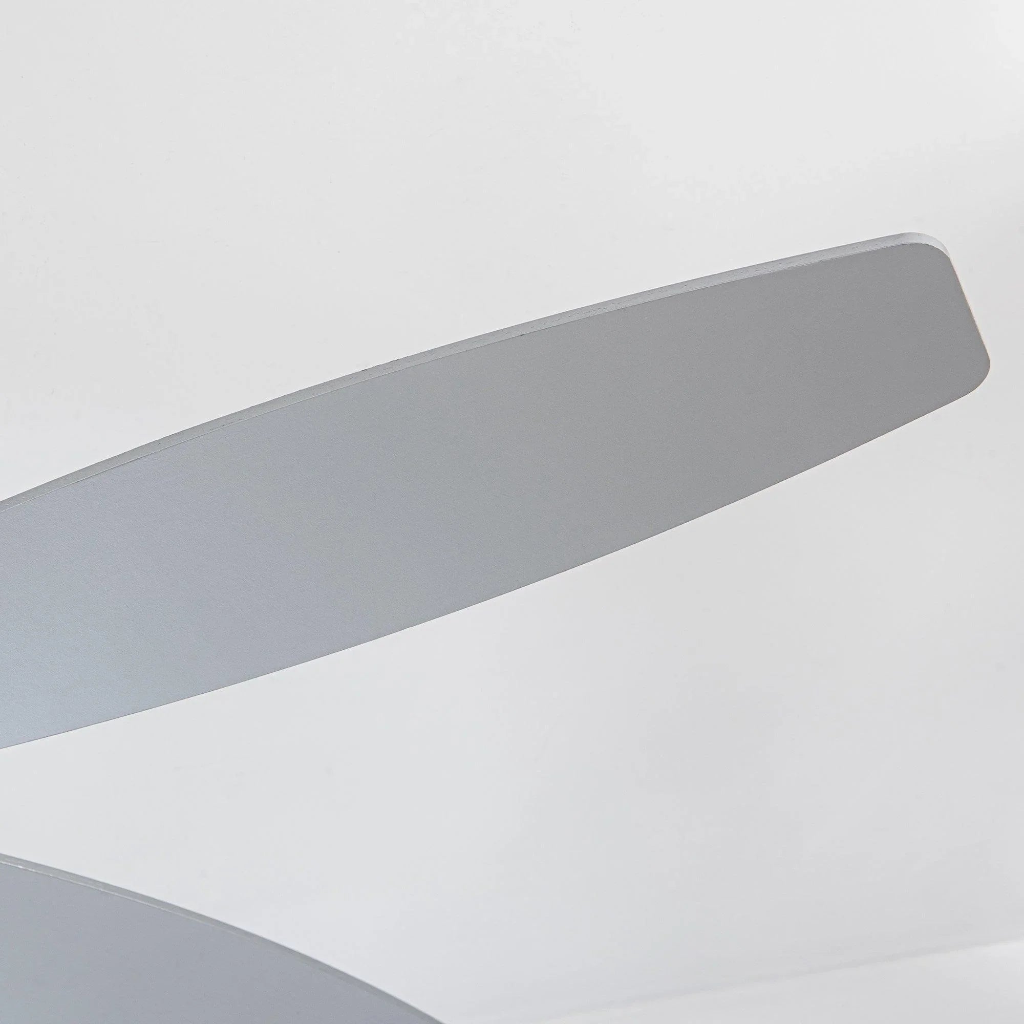 Reversible light gray fan blade segment with smooth finish