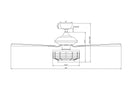 Parrot Uncle 52-Inch Paquette Industrial Downrod Mount Reversible Ceiling Fan with Lighting and Remote Control (F6315Q110V)