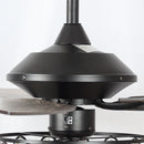 Parrot Uncle 52-Inch Tibuh Modern Downrod Mount Reversible Crystal Ceiling Fan with Lighting and Remote Control