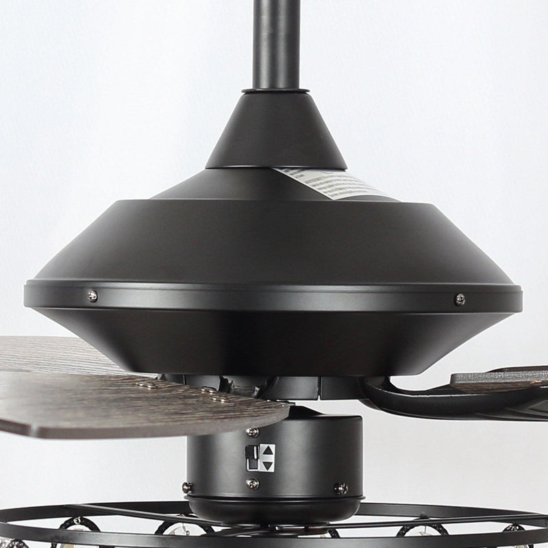 Parrot Uncle 52-Inch Tibuh Modern Downrod Mount Reversible Crystal Ceiling Fan with Lighting and Remote Control