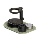 OutIn 9.8 x 6.7-Inch Foldable, Waterproof Silicone Coffee Mat For OutIn Products & Portable Coffee Makers in Green (OT-MAT-01)