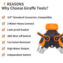 Giraffe Tools Metal Water Hose Splitter (9FLQ1)