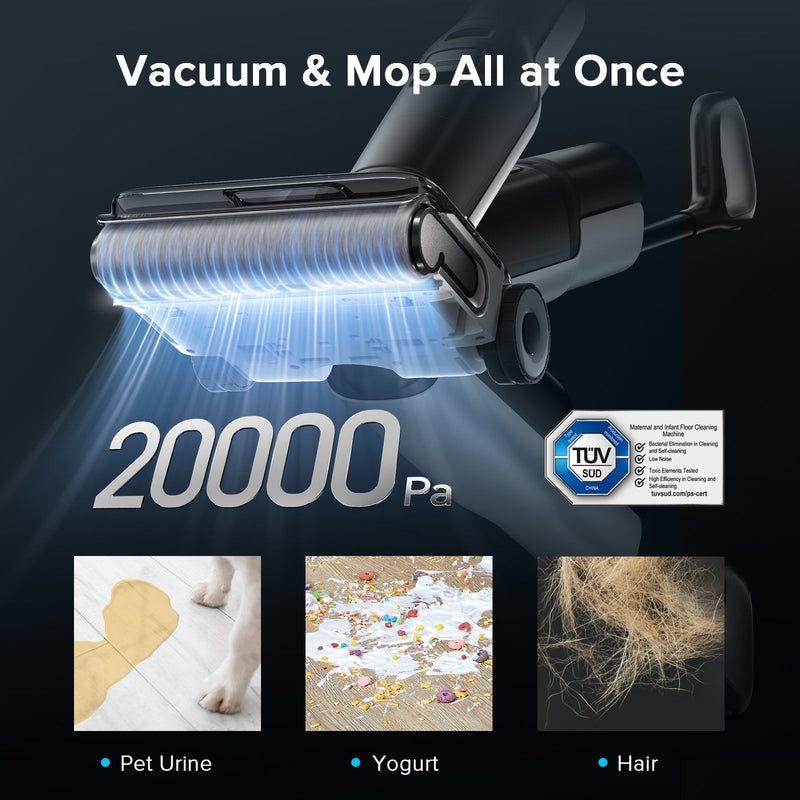 Roborock F25 ACE & F25 ALT Wet and Dry Vacuum Cleaner with 20000 Pa Suction Power and Auto Detergent Dispenser