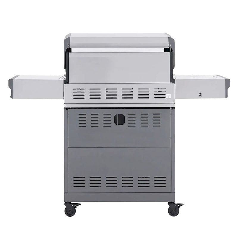 Monument Eminence Tech Propane Gas Grill in Stainless Steel with 4 Burners (E405)