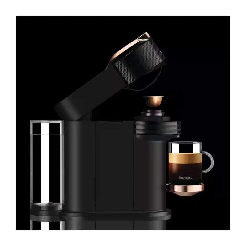 De'Longhi Nespresso Vertuo Next Premium Coffee and Espresso Maker in Black and Rose Gold (ENV120B)