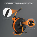 Giraffe Tools 3/8-Inch, 25 Ft. - 50 Ft. Retractable Air Hose Reel with Alloy Steel Reel
