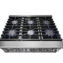 Kostch 36-Inch Propane Gas Range with 6 Burners & 6.0 Cu. Ft. Convection Oven in Red (KOS-36RG03MLP-R)