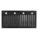 Kucht Professional 48-Inch 1,200 CFM Under Cabinet Range Hood in Dark Titanium Stainless Steel (KRH483A)