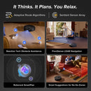 Roborock QV 35A Robot Vacuum with Multifunctional Dock, 8000 Pa Suction Power (Upgraded from Qrevo S)