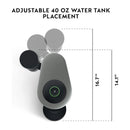 De'Longhi Nespresso VertuoPlus Coffee & Espresso Single-Serve Machine in Gray (ENV150GY)