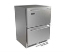 Perlick 24-Inch Undercounter Refrigerator Drawers with 4.9 Cu. Ft. Capacity, RAPIDCOOL Technology in Panel Ready Stainless Steel (G5RD24SC)