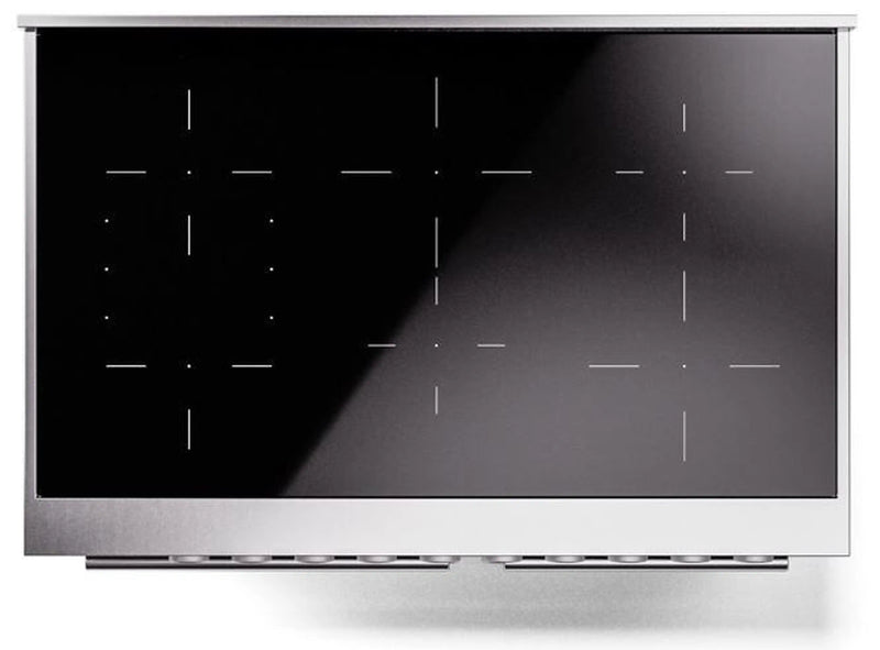 ILVE Professional Plus II 40-Inch Induction Range in Matte Graphite (UPDI406WMPMG)