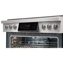 Kostch 36-Inch Tilt Panel Propane Gas Range with 6 Sealed Burners & 6 Cu. Ft. Convection Oven in Black (KOS-36RG07TLP-B)