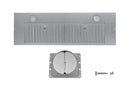 Hauslane 450 CFM Convertible Built-In Range Hood Insert with Stainless Steel Filters (IN-R100)