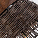 Parrot Uncle 60-Inch Farmhouse Downrod Mount Reversible Ceiling Fan with Lighting and Remote Control (F8251110V)