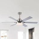 Parrot Uncle 60-Inch Lucknow Modern Ceiling Fan with Lighting and Remote Control (F8253110V)