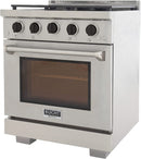 Kucht 30-Inch Propane Gas Range in Stainless Steel with Black Knob (KFX300/LP-K)