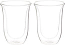 De'Longhi Double Wall Latte Macchiato Glass - 2 Pack (DLSC312)