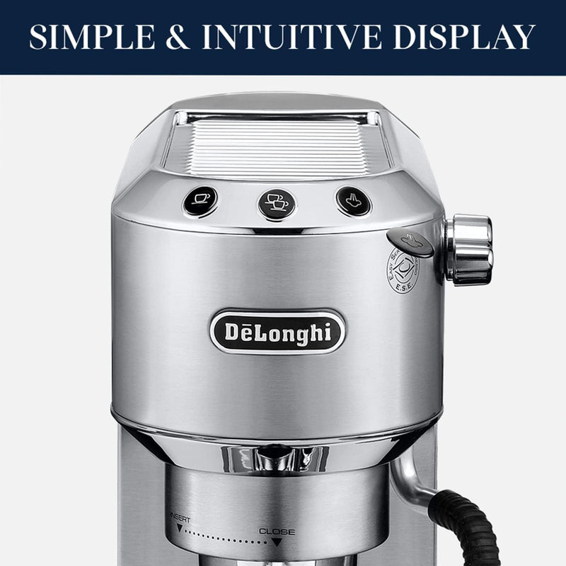 De'Longhi Dedica Arte 15 Bar Pump Espresso Machine and Grinder