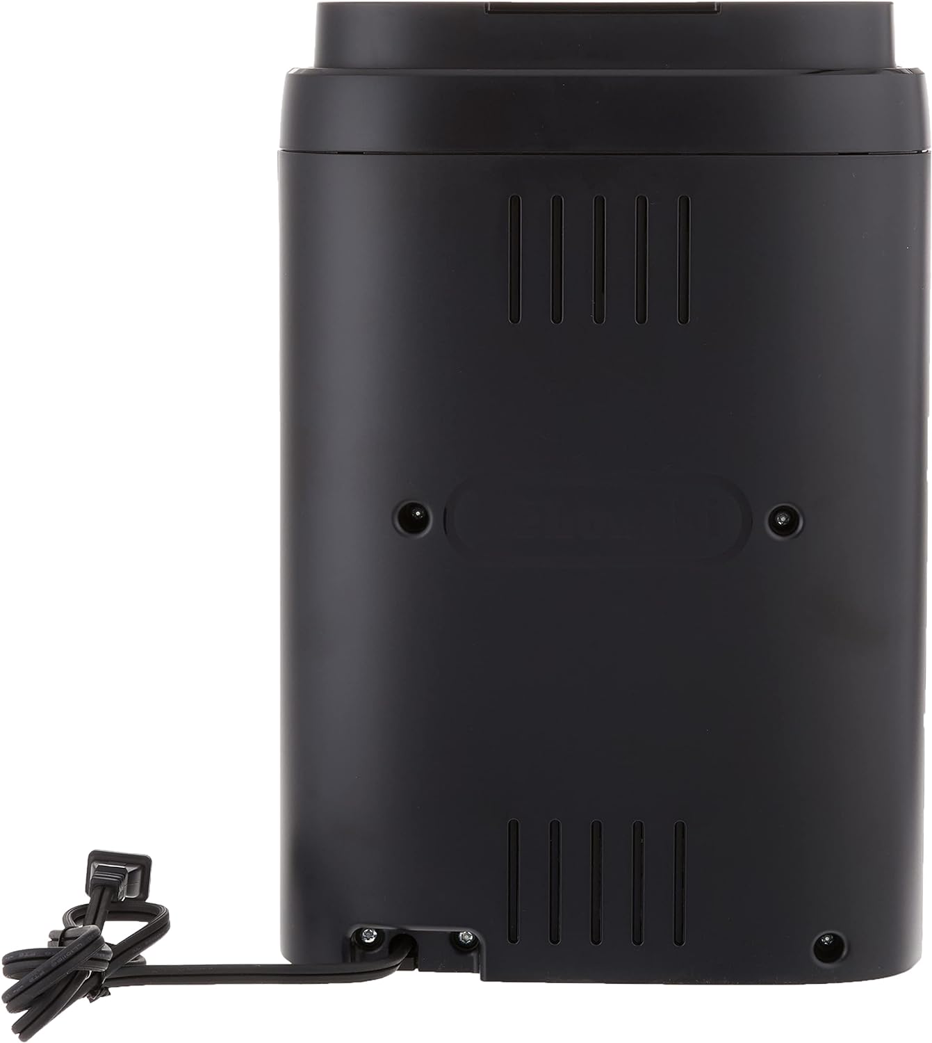 De'Longhi Magnifica Evo coffee machine rear base with power cord and vents
