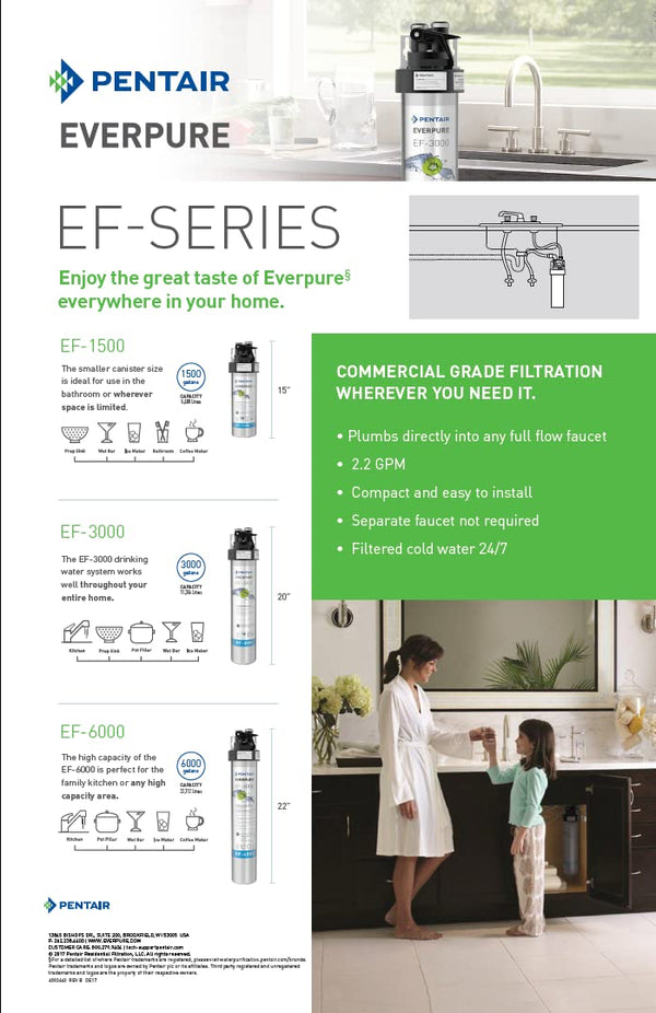 Pentair Everpure EF-1500 Full Flow Drinking Water System