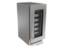 Perlick 15-Inch Luxe Undercounter Wine Reserve with 2.8 Cu. Ft. Capacity, RAPIDCOOL Technology in Panel Ready Glass Door (G5WR15GL)