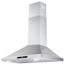 Cosmo 4-Piece Appliance Package - 30-Inch Gas Range, Wall Mount Range Hood, Dishwasher and Refrigerator in Stainless Steel (COS-4PKG-097)