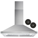 Cosmo 3 - Piece Appliance Package - 30-Inch Gas Range, 30-Inch Wall Mount Range Hood and 24-Inch Dishwasher (COS-3PKG-014)