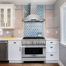 Cosmo 3 - Piece Appliance Package - 30-Inch Gas Range, 30-Inch Wall Mount Range Hood and 24-Inch Dishwasher (COS-3PKG-020)