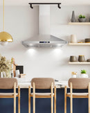 Cosmo 3 - Piece Appliance Package - 36-Inch Gas Range, 36-Inch Wall Mount Range Hood and 24-Inch Dishwasher (COS-3PKG-038)